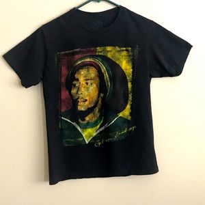 Bob Marley T Shirt Graphic Size Small